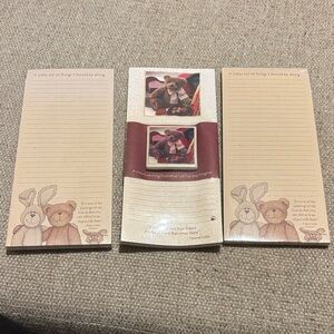 Boyd’s Bears Lot of 3 Magnetic List Pads